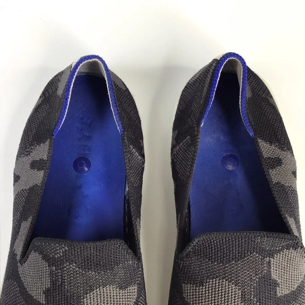 Rothy’s The Original Slip on Sneaker in Grey Camo Size 10.